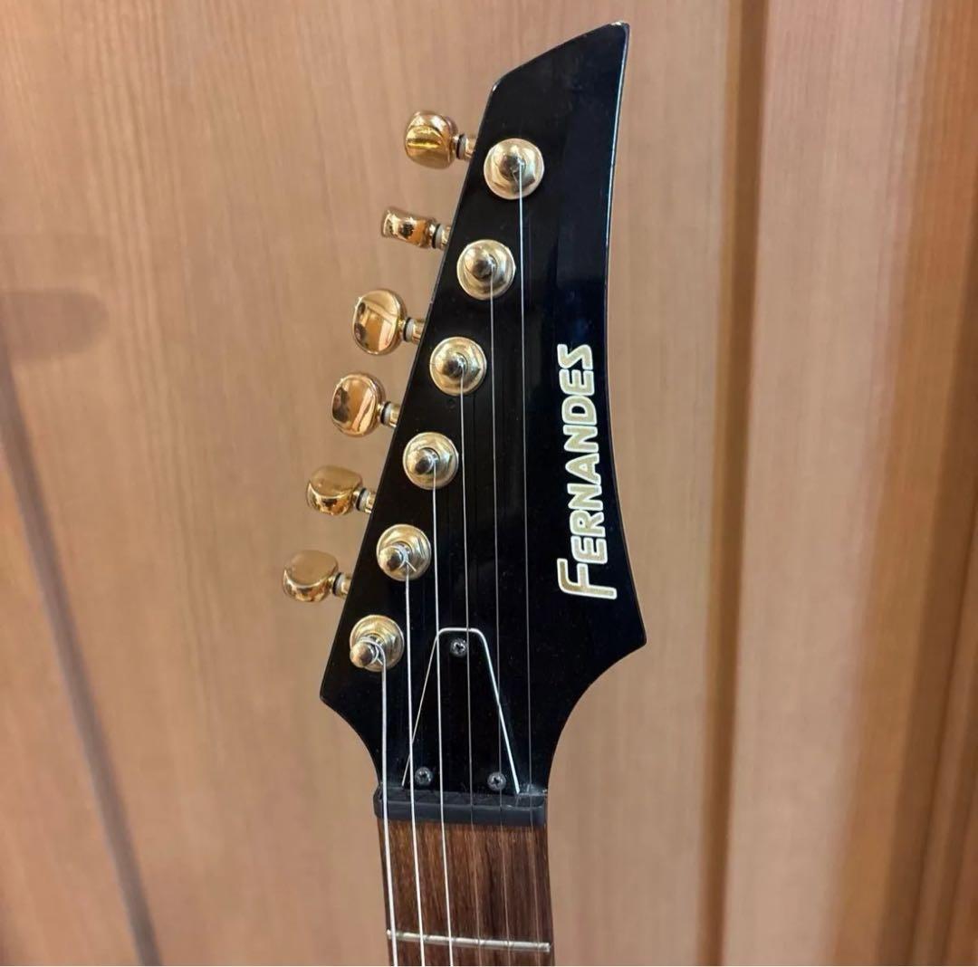 FERNANDES FGZ400 ゴールドパーツ仕様 トレモロアーム ケース付