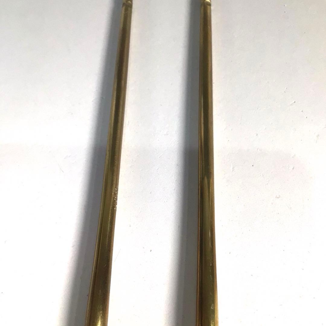 Ｎ９３７　火箸　『木村清雲』『南鐐』『松頭』『飾火箸』　共箱　茶道具