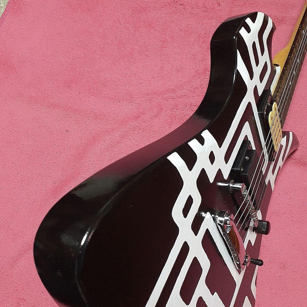 【良品】Gラインペイント・hide/布袋モデル。モッキンバードエレキギター。