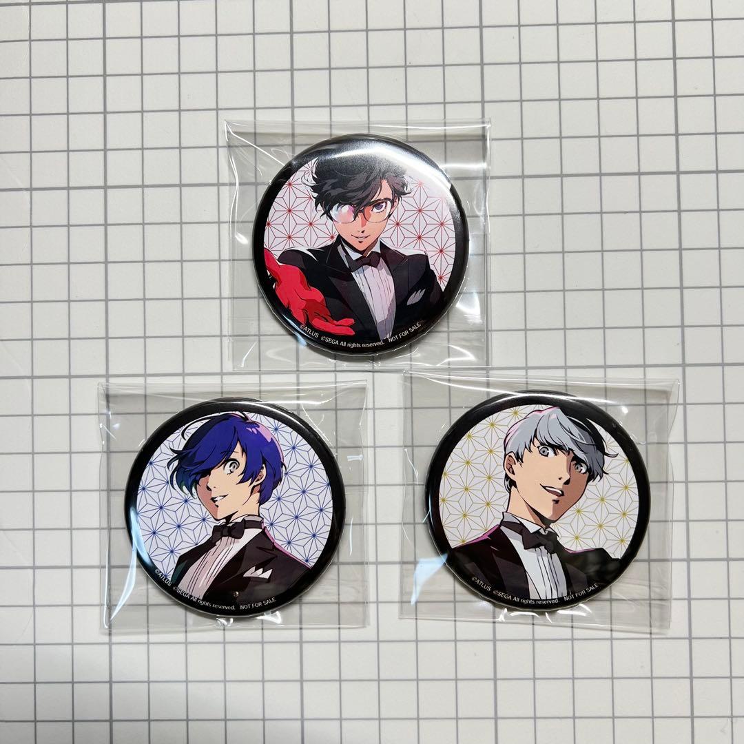 ペルソナ ライブ 2019 缶バッジ 結城理 鳴上悠 雨宮蓮 ジョーカー