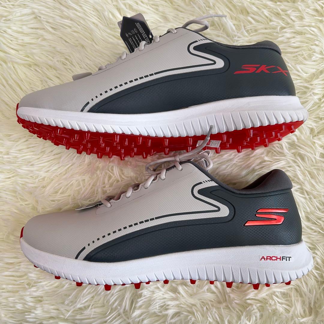 【新品】スケッチャーズ メンズ 防水 ゴルフシューズ 100%ウォータープルーフ
