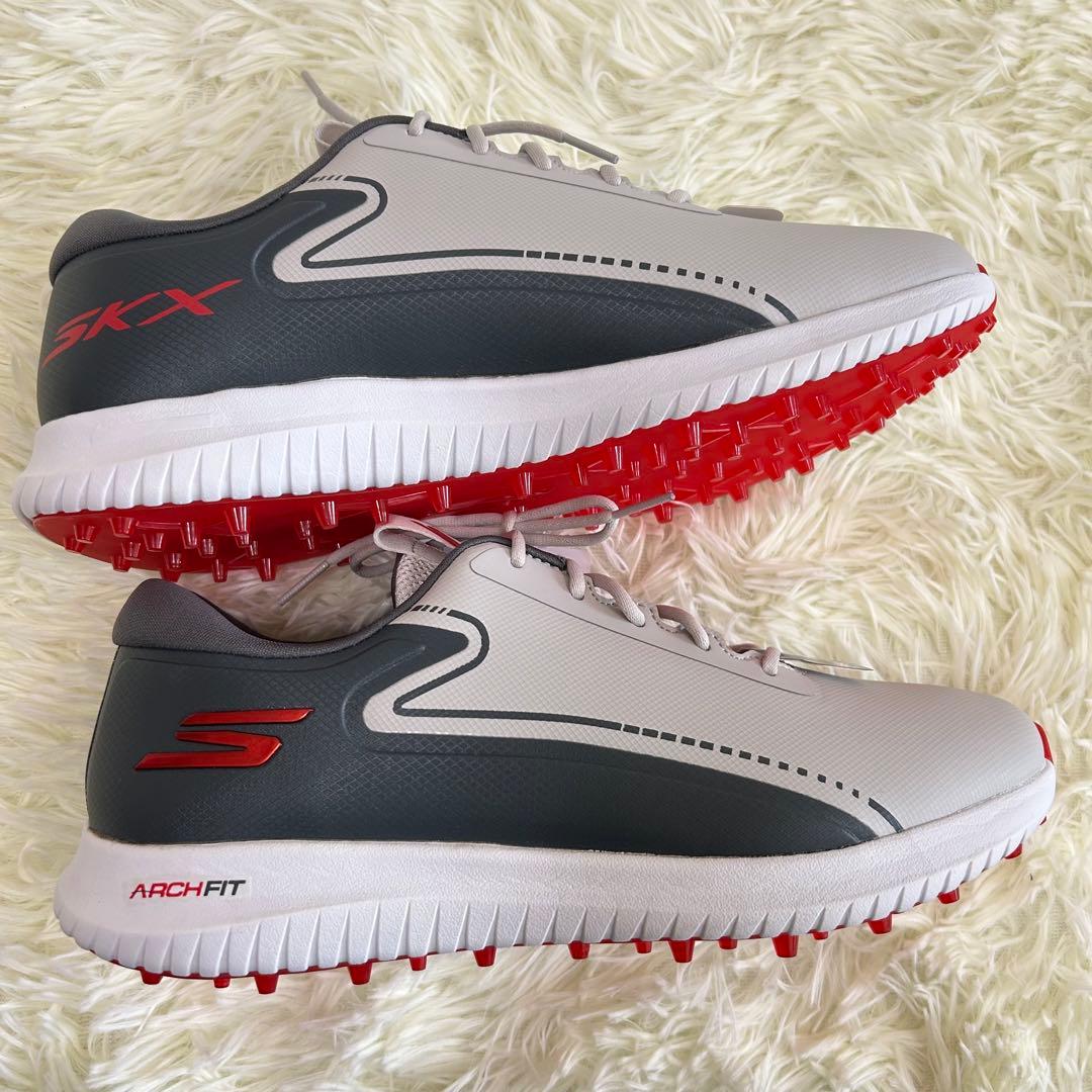 【新品】スケッチャーズ メンズ 防水 ゴルフシューズ 100%ウォータープルーフ
