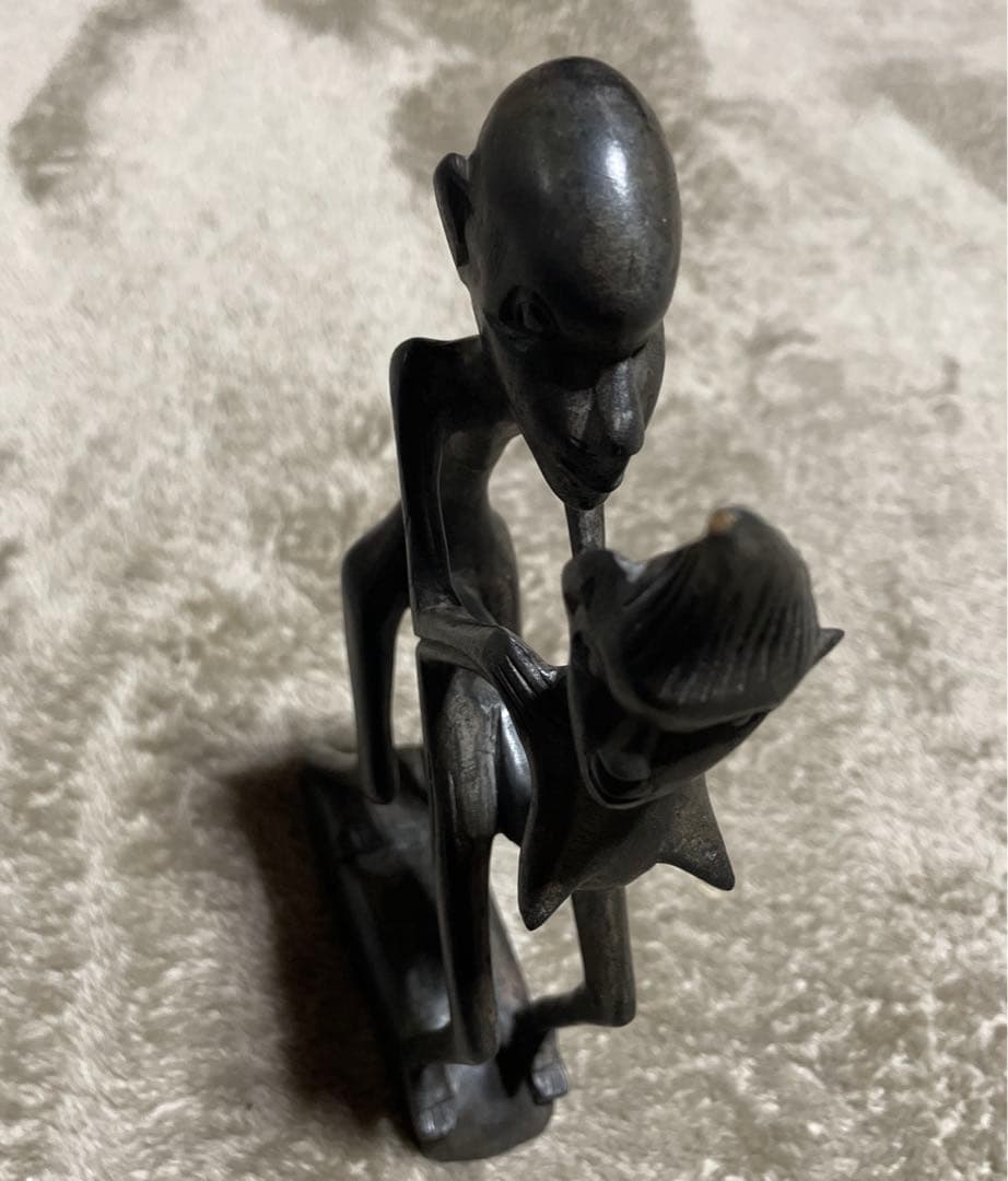 インドネシア・バリ島　木彫り　彫刻　男女