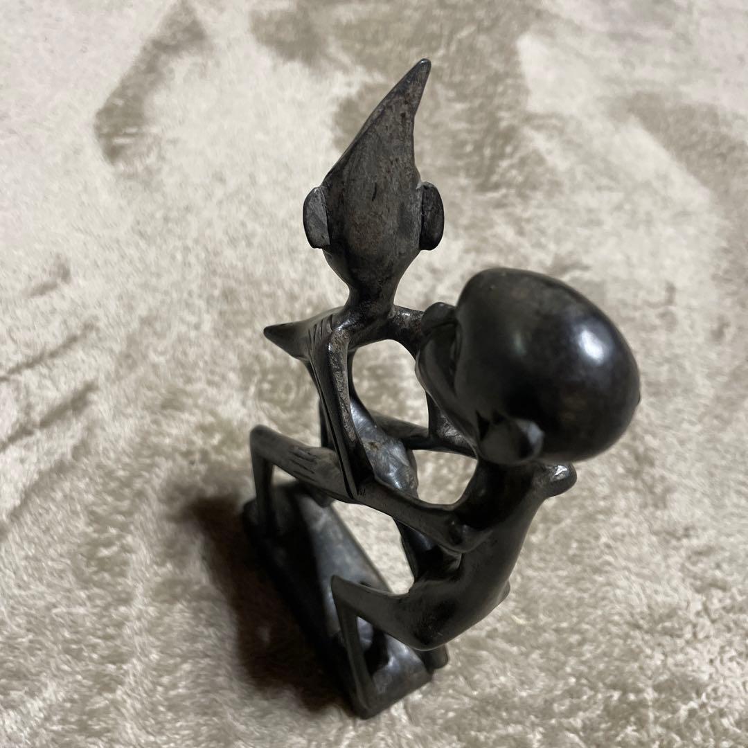 インドネシア・バリ島　木彫り　彫刻　男女