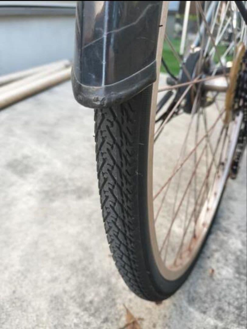 愛媛県受取限定、GALWAY クロスバイク 6段ギア バスケット付き