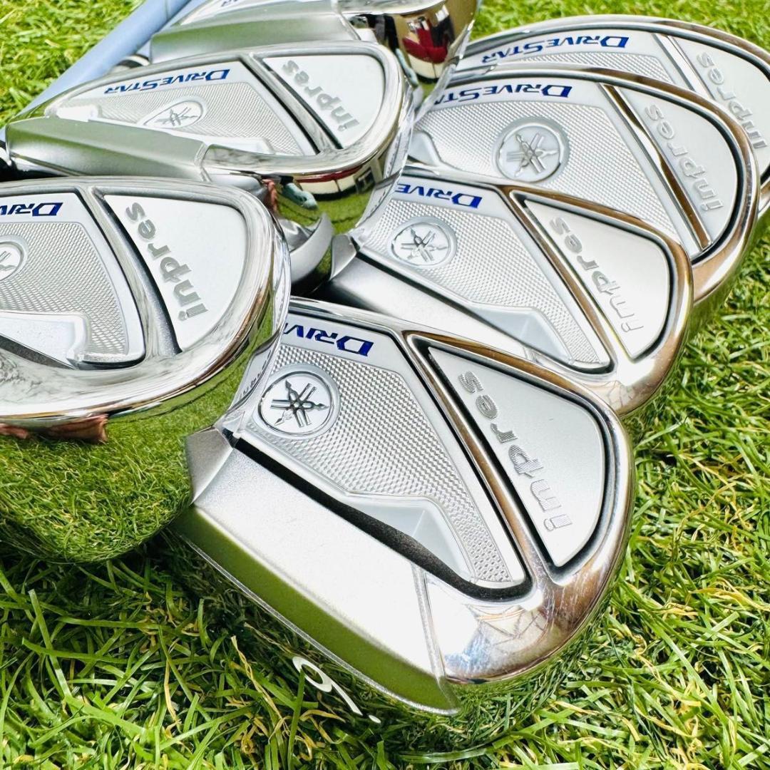 【極美品】ヤマハ インプレス ドライブスター レディースアイアンセット 7本 L