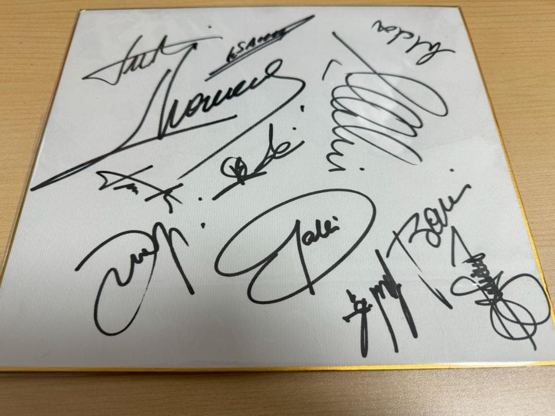 AC MILAN 直筆サイン入り色紙 1994-1995