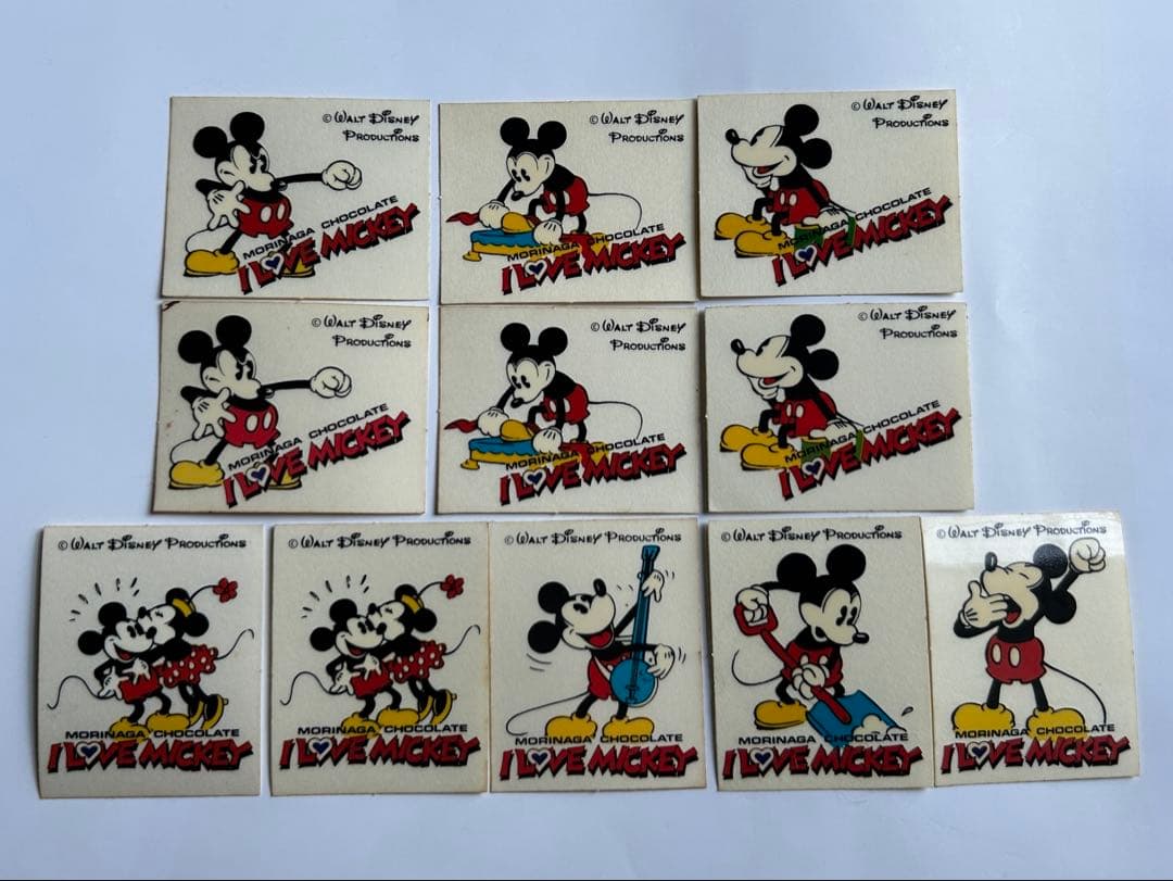 ディズニーシール　ミッキーマウス　レア　レトロ