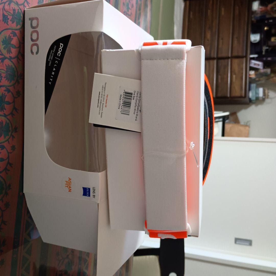 POC Fovea Clarity Comp ゴーグル オレンジ/ブルー