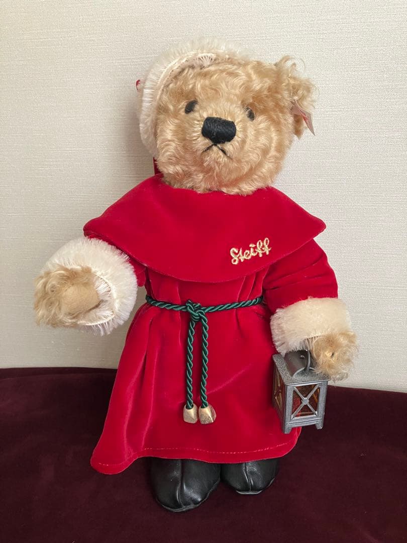 Steiff サンタテディベア　ランタン付き