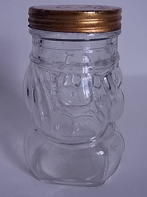 和ガラス　大黒様　あめや瓶　金平糖瓶　ガラス瓶　地球瓶　飴瓶　菓子瓶　昭和レトロ