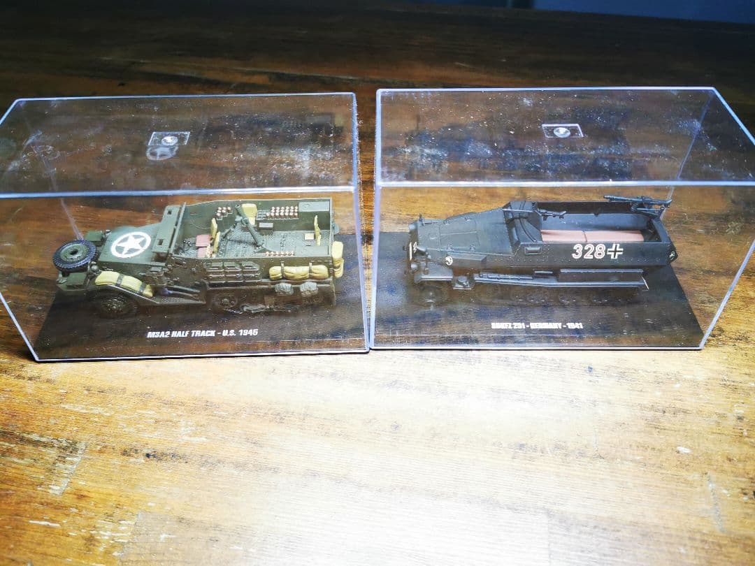 1/43 童友社　M3A3 , Sd.Kfz.251完成模型　美品　激レア