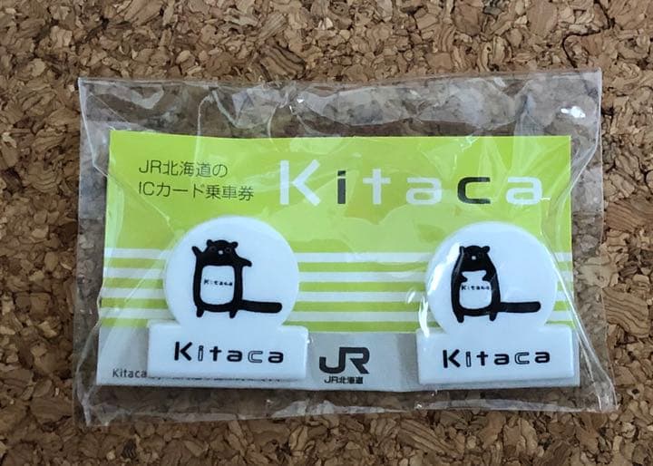 激レア！ICカード乗車券Kitaca 開業記念 エゾモモンガ クリップ