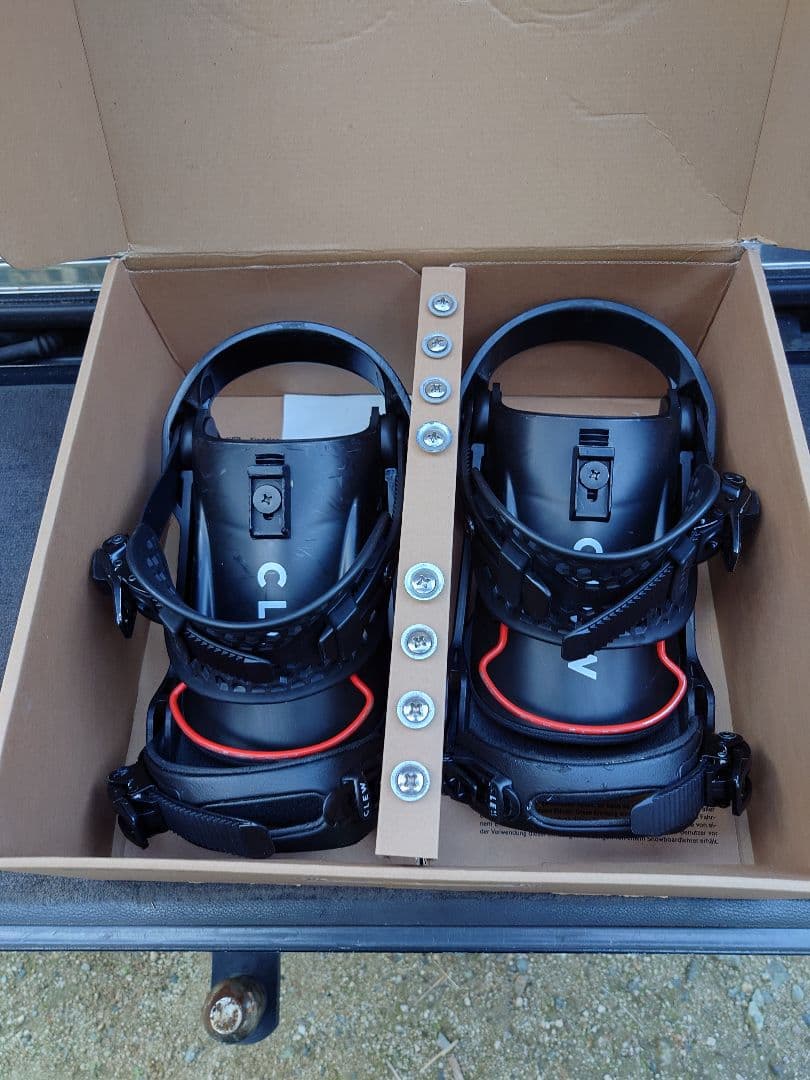 Morishima専用 CLAY スノーボードビンディング ブラック 中古品