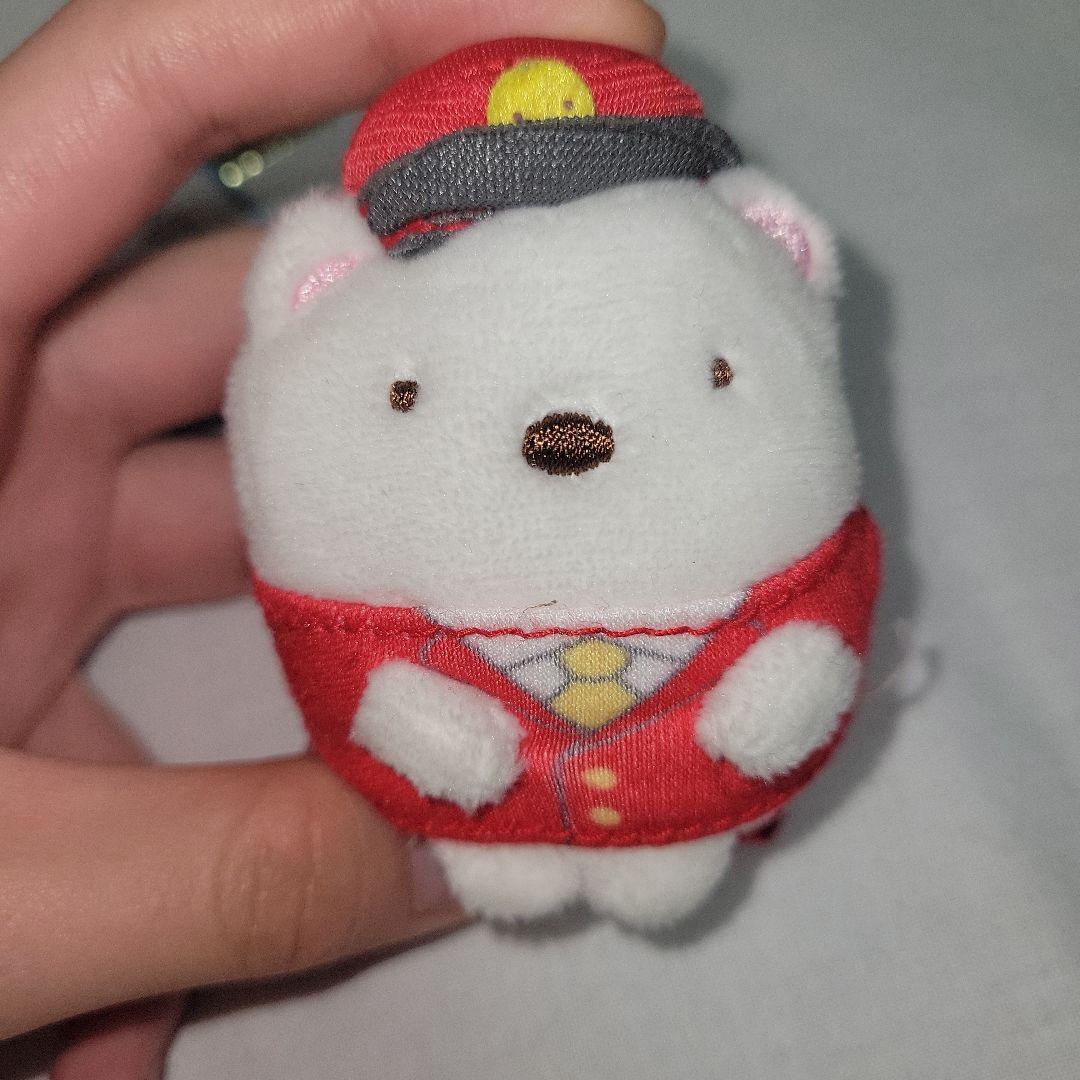 すみっコぐらし とかげ しろくま 郵便局 列車 KeiKyu ぶらさげぬいぐるみ