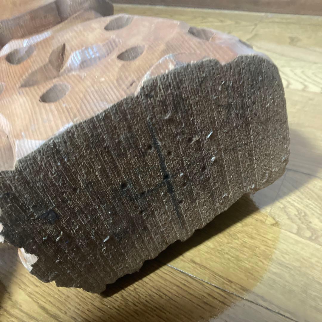 木彫り観音像（約90センチ）