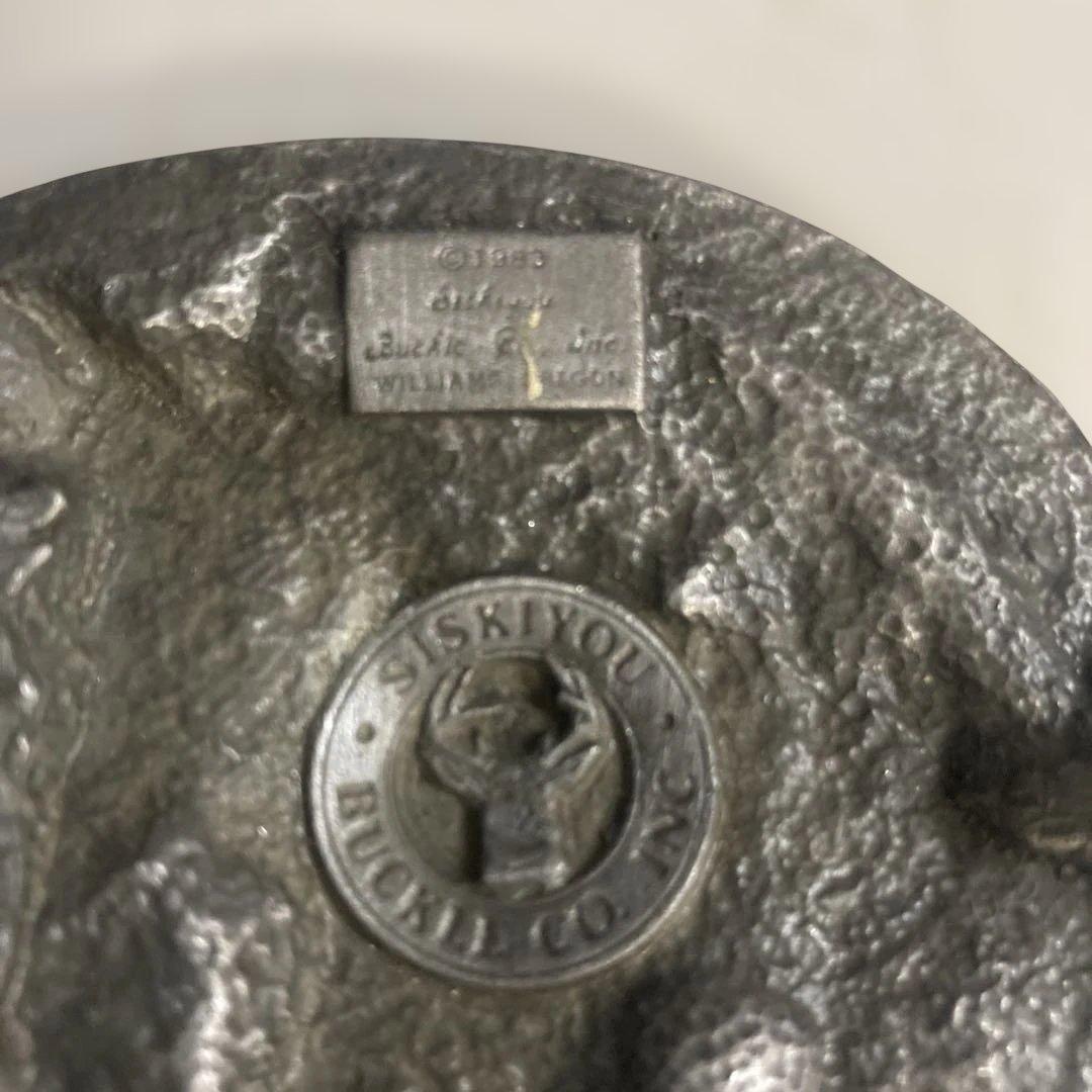 6073]ヴィンテージ 1983年 シスキュー 馬 バックル ウエスタン