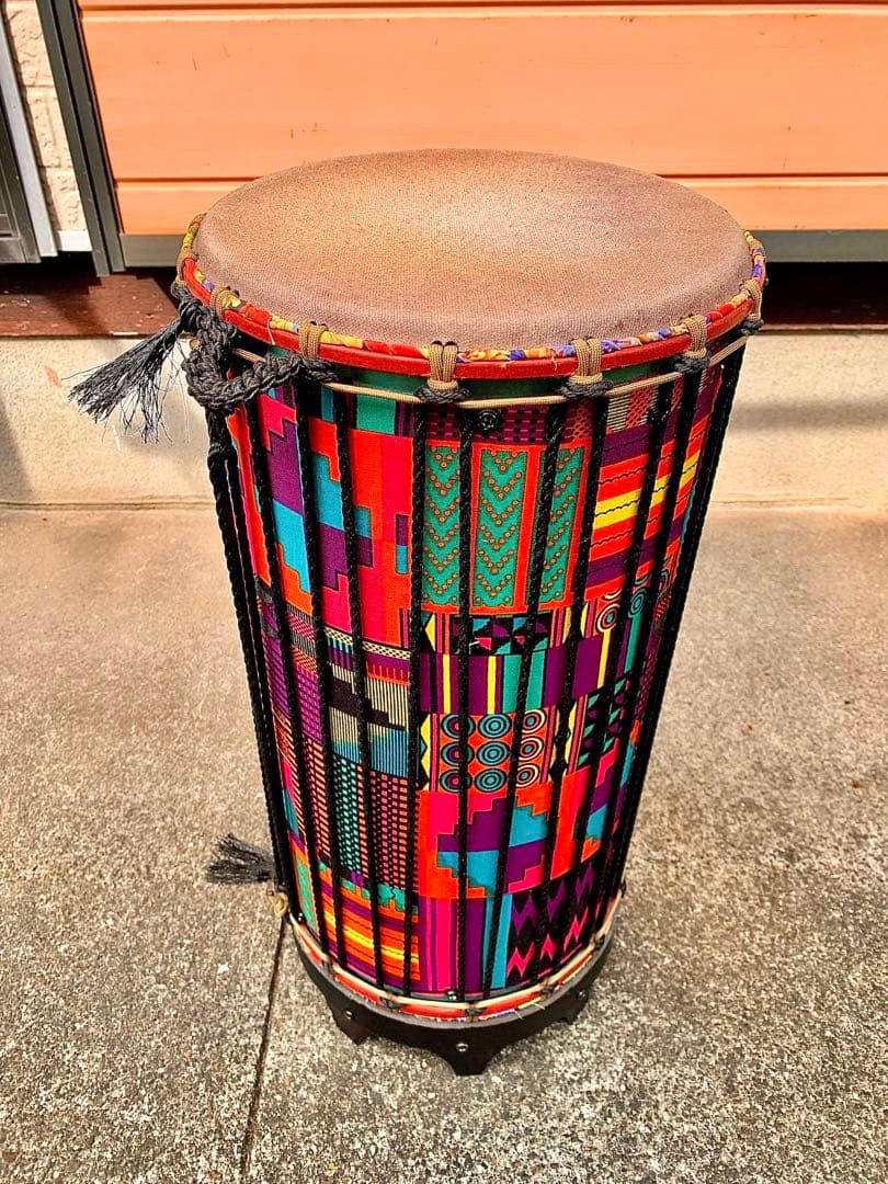 値下げ❣️フリースタイルドラムVOD10ケンケニ Afro fabric