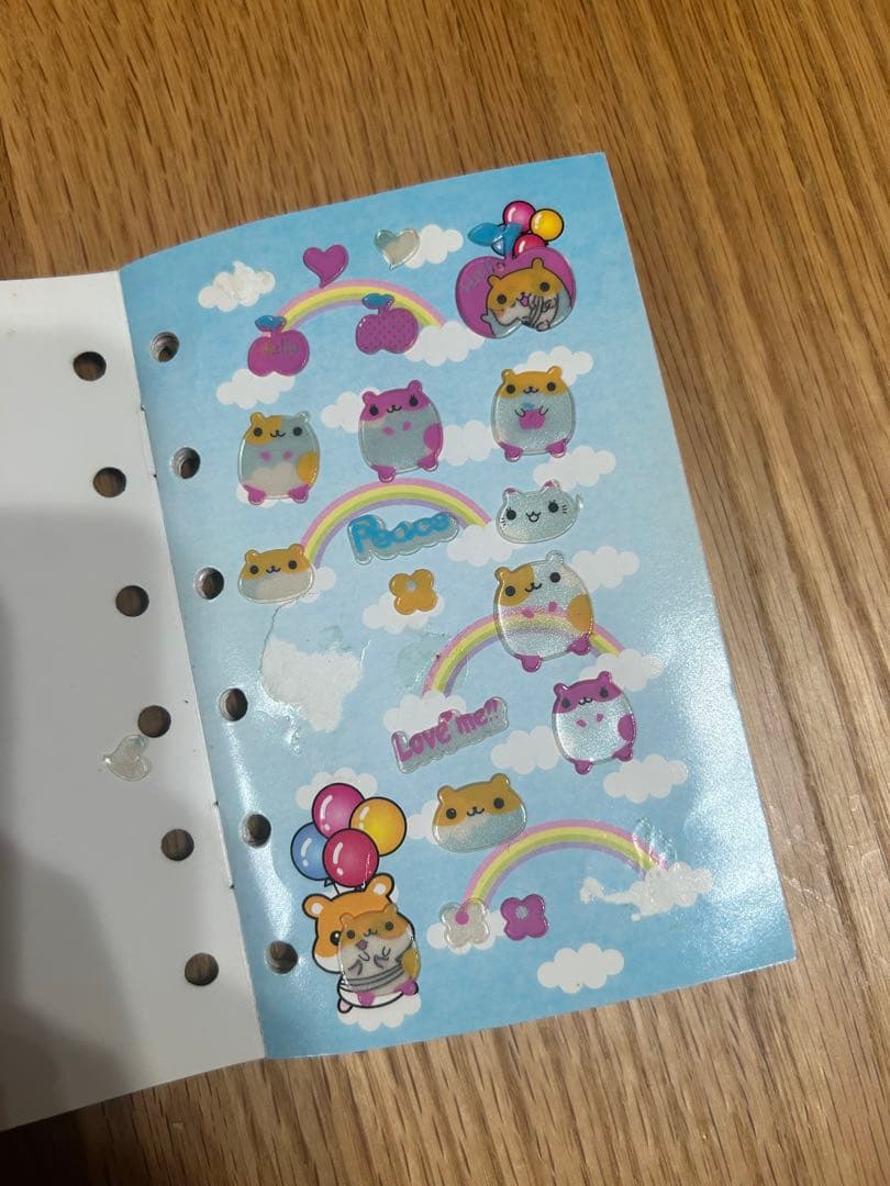 平成レトロ　当時物　シール帳　コットンぱんちゃん　ハムちゃんズワールド　希少