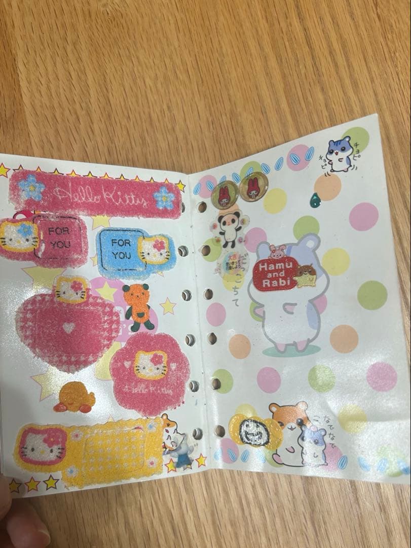 平成レトロ　当時物　シール帳　コットンぱんちゃん　ハムちゃんズワールド　希少