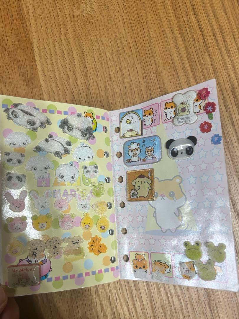 平成レトロ　当時物　シール帳　コットンぱんちゃん　ハムちゃんズワールド　希少
