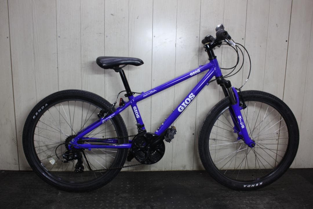 GIOS GENOVA 24型 アルミ シマノ21速 320mm本格子供用MTB