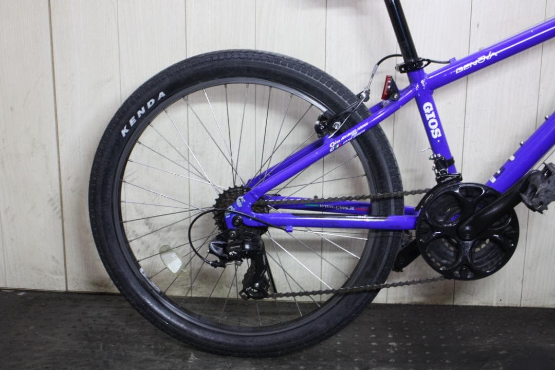 GIOS GENOVA 24型 アルミ シマノ21速 320mm本格子供用MTB