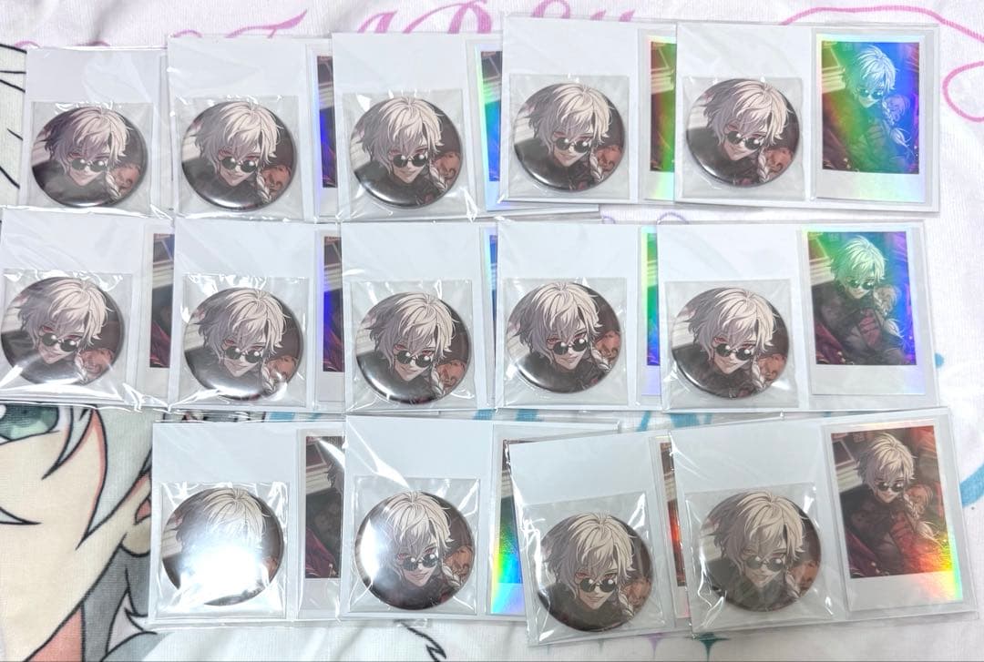 にじさんじ　葛葉　誕生日グッズ　2024 缶バッジ　チェキ　１４個セット