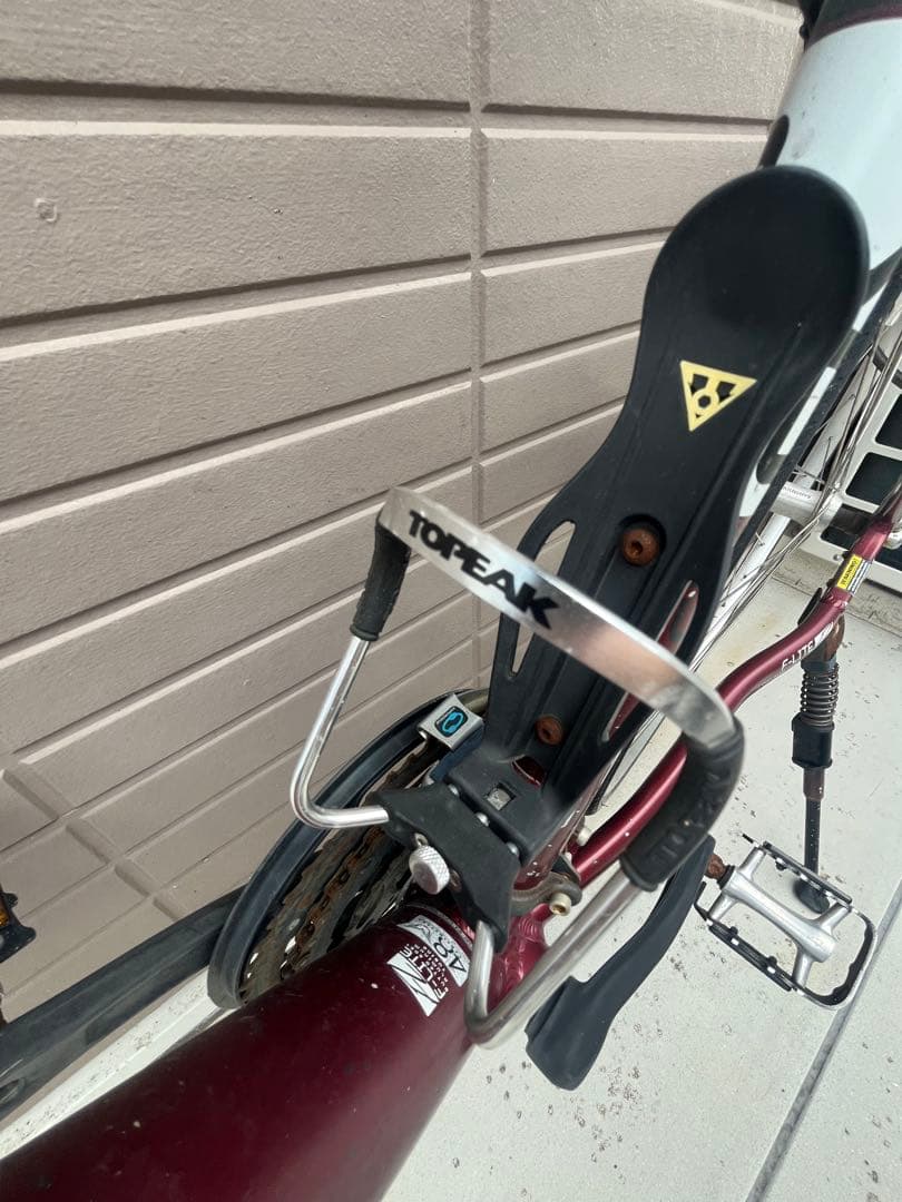 【最安値】Felt CX ロードバイク 赤 Topeak付き48