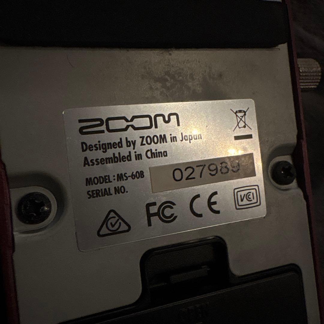 ZOOM MULTISTOMP MS-60B ベース用エフェクター