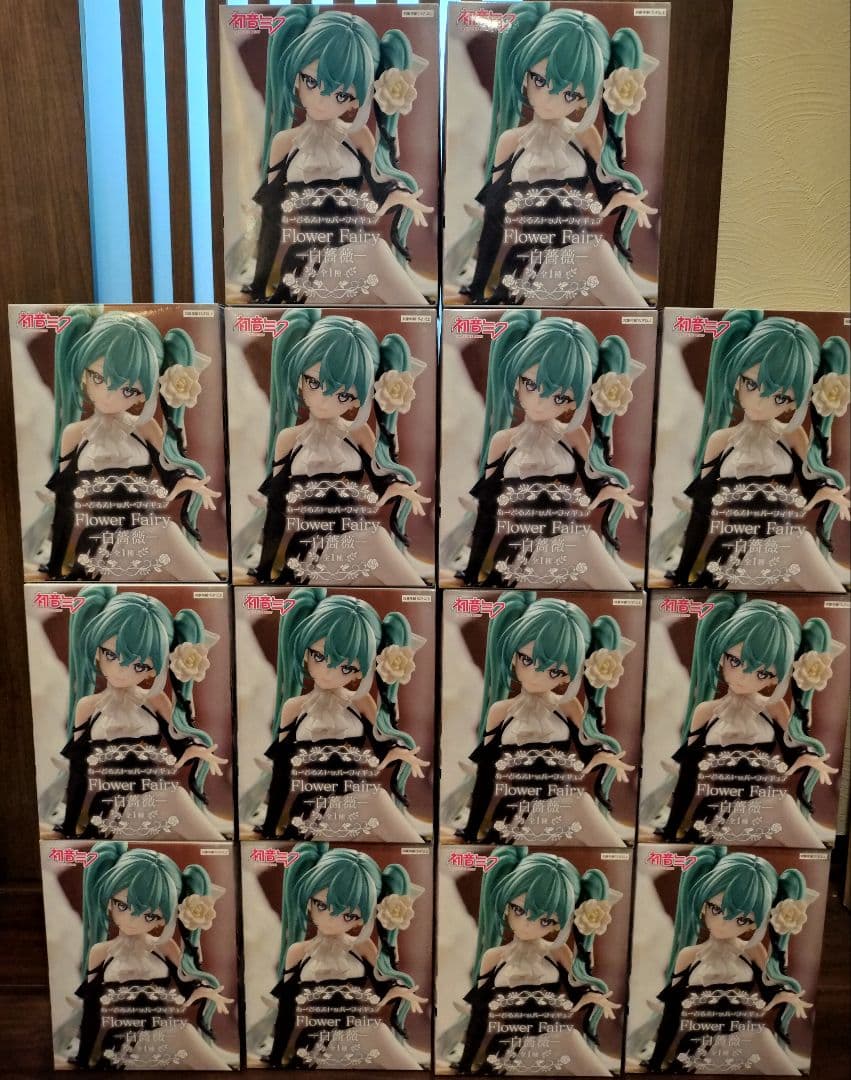 初音ミクぬーどるストッパーFlower Fairy白薔薇フィギュア 14体セット