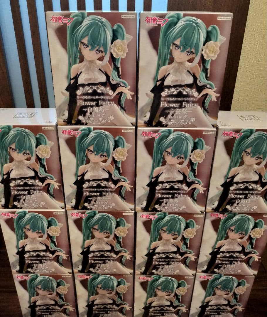 初音ミクぬーどるストッパーFlower Fairy白薔薇フィギュア 14体セット