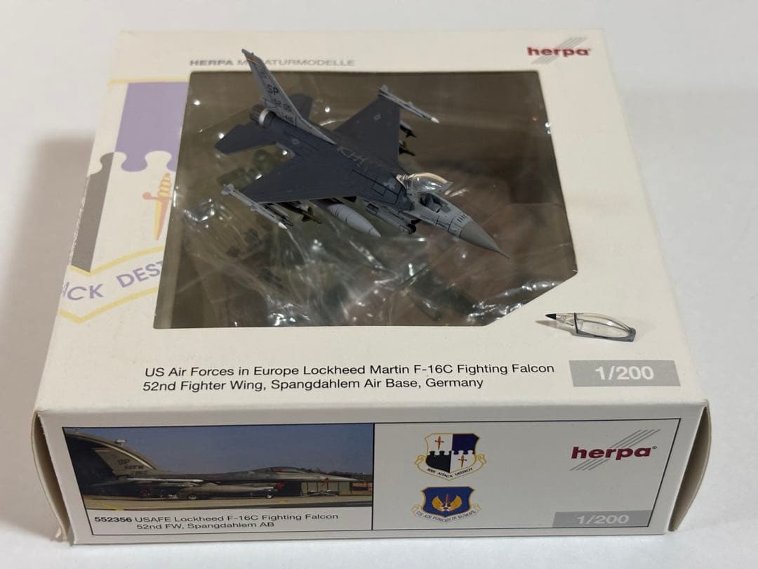 1/200 herpa f-16c 在欧アメリカ空軍