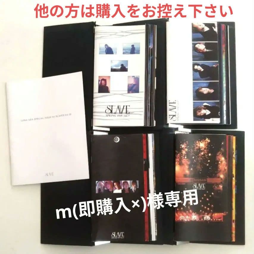 m(即購入×)出品 LUNA SEA会報（会報ホルダー付き）