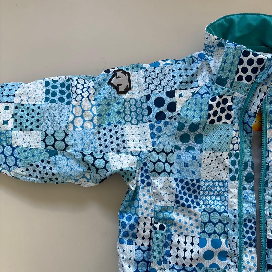 DESCENTE 子ども用 スキーウェア 青系
