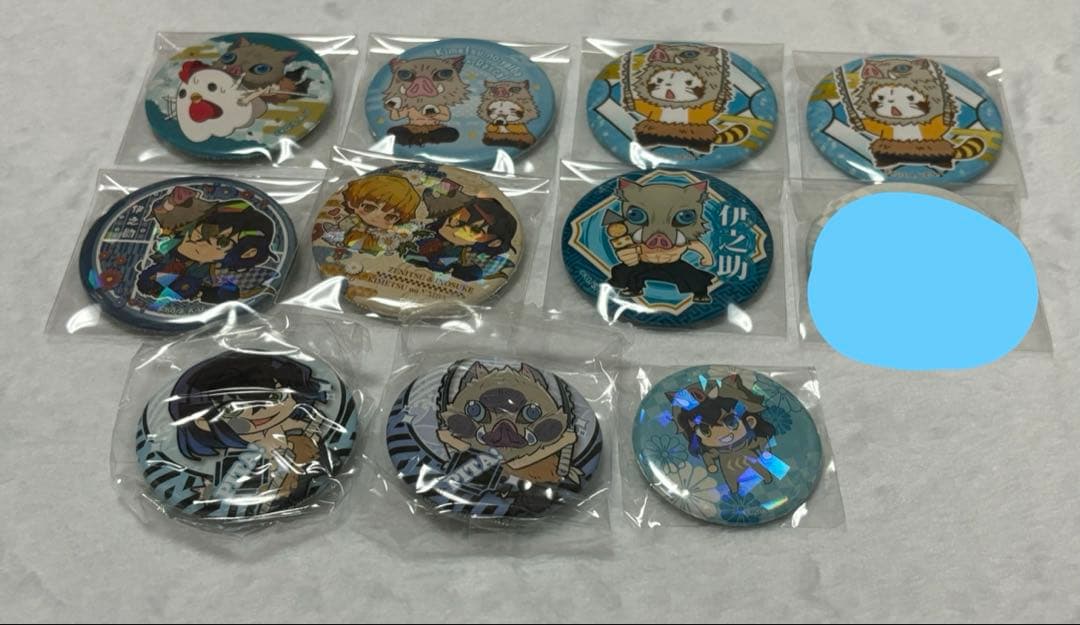 鬼滅の刃　嘴平伊之助　缶バッジ　まとめ売り