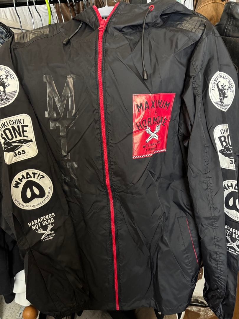 MAXIMUM THE HORMONE ナイロン ウィンドブレーカー XL