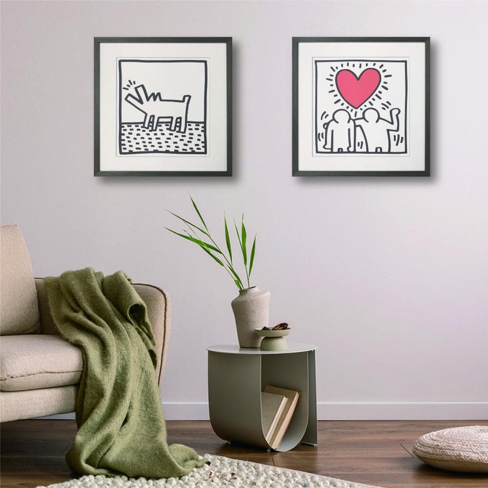 Bicosya 美工社 アートフレーム キース・ヘリング be mine1987