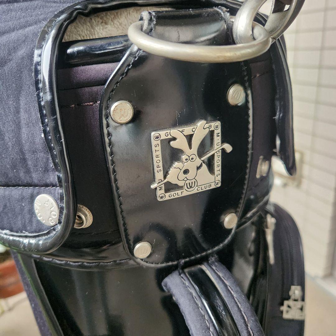 MU SPORTS ミエコウエサコ ゴルフ キャディバッグ 黒