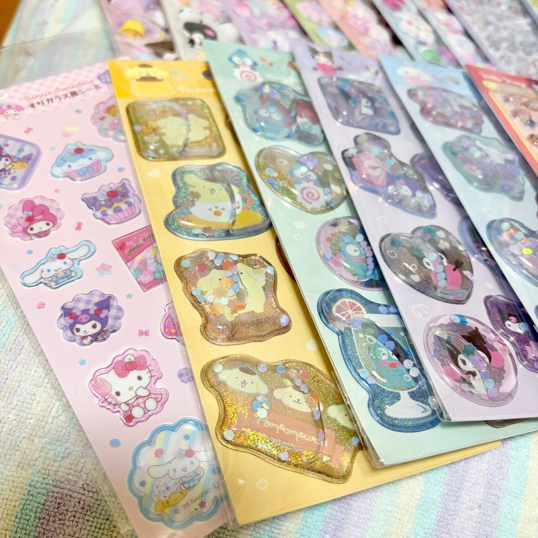 ボンボンドロップシール シール　うるちゅる　タイルシール　サンリオ ディズニー