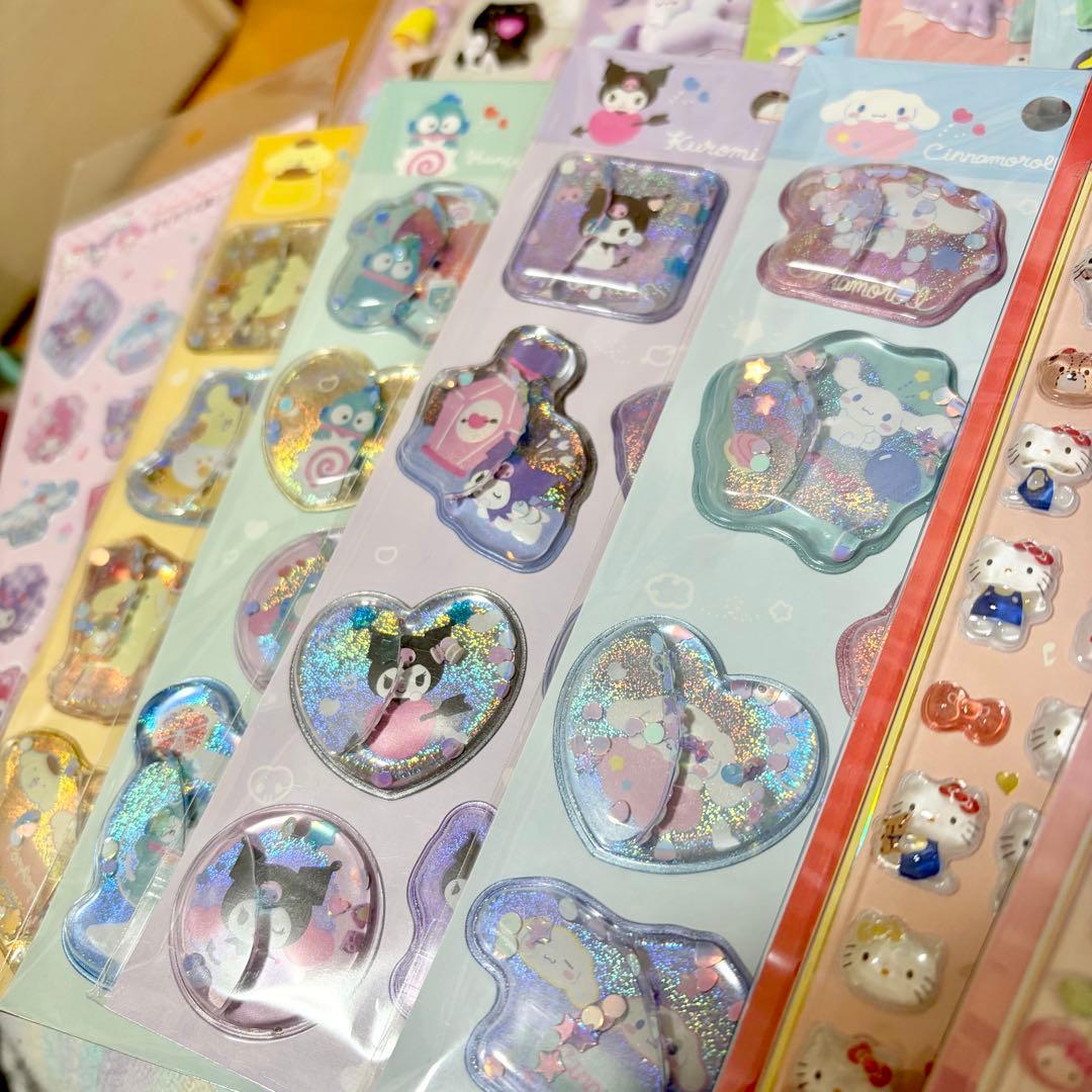 ボンボンドロップシール シール　うるちゅる　タイルシール　サンリオ ディズニー