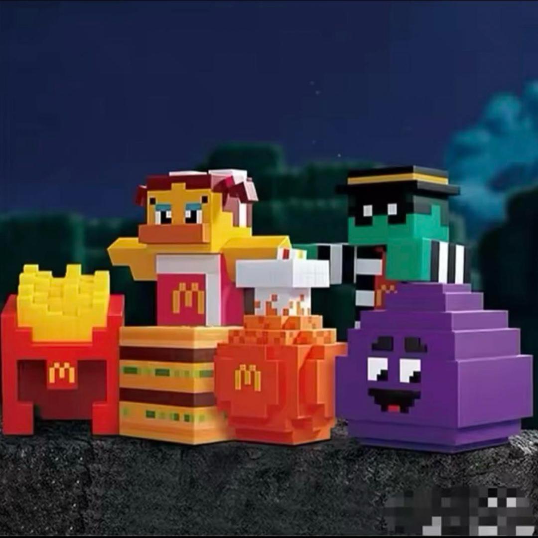 ◆新品◆コンプ◆海外限定マクドナルド キャラクター マイクラ コラボ フィギュア