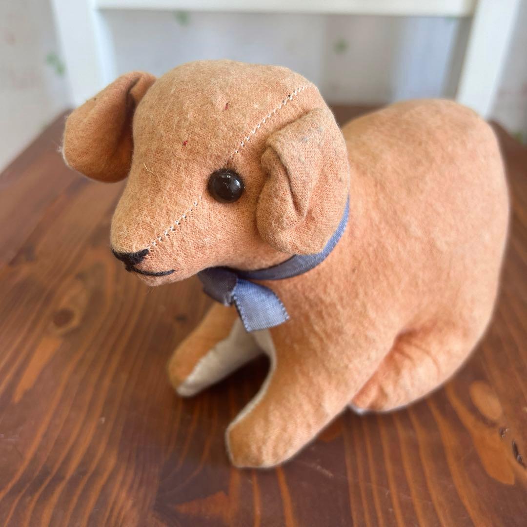 1930〜1940s フランス　アンティーク　テディベア　ドッグ