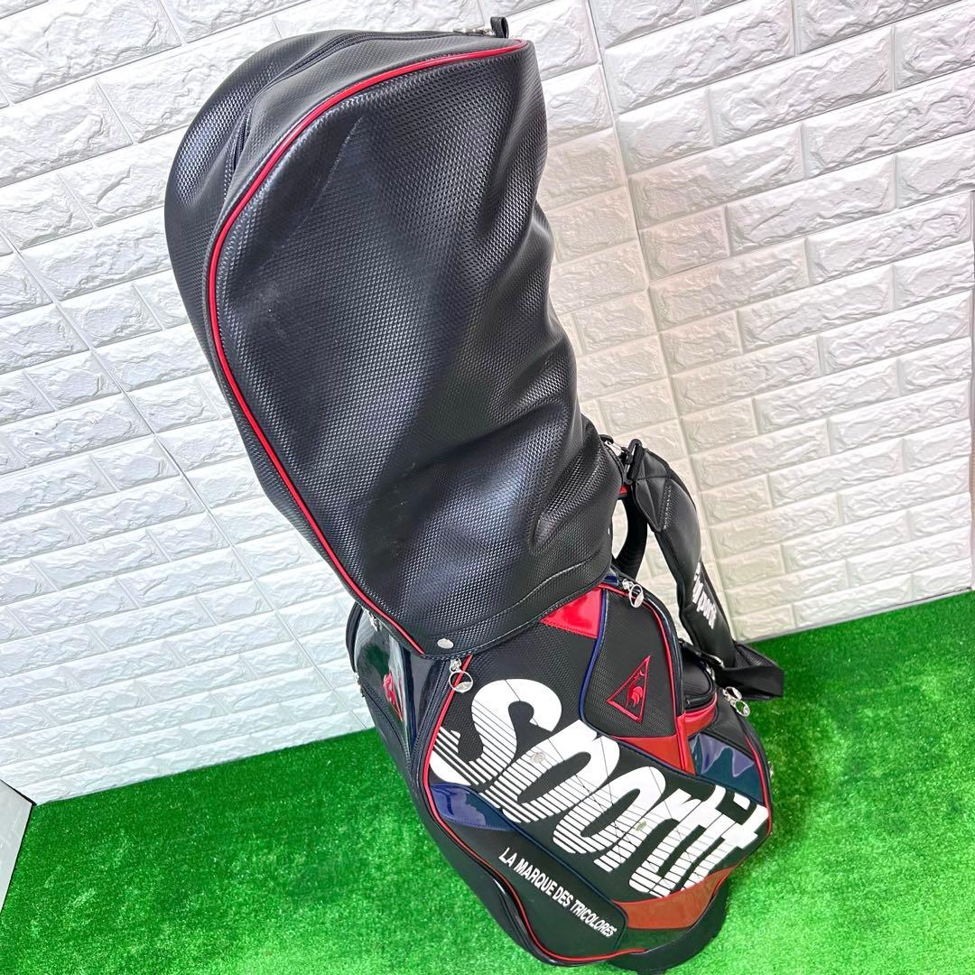 美品　le coq sportif キャディーバッグ　良好　黒　すぐ使える