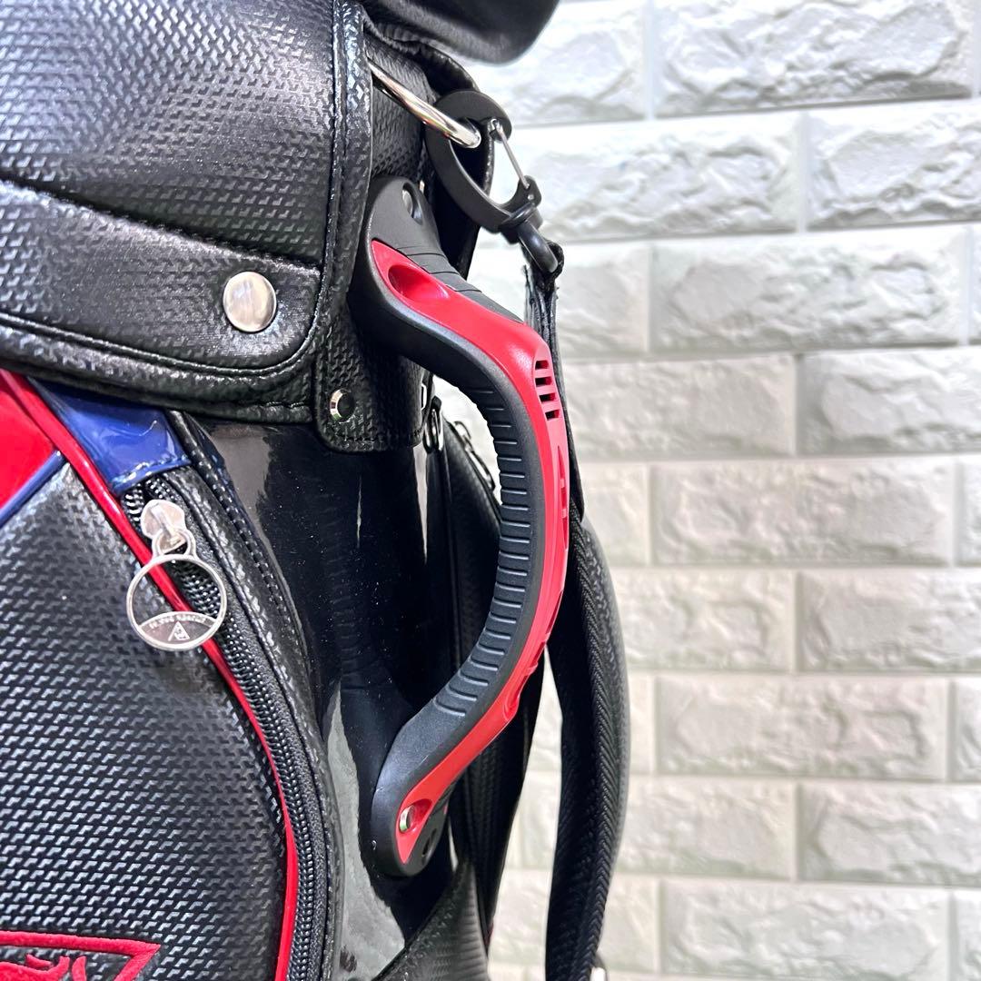 美品　le coq sportif キャディーバッグ　良好　黒　すぐ使える