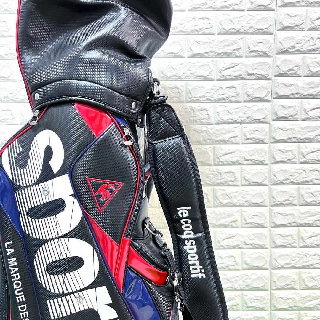 美品　le coq sportif キャディーバッグ　良好　黒　すぐ使える