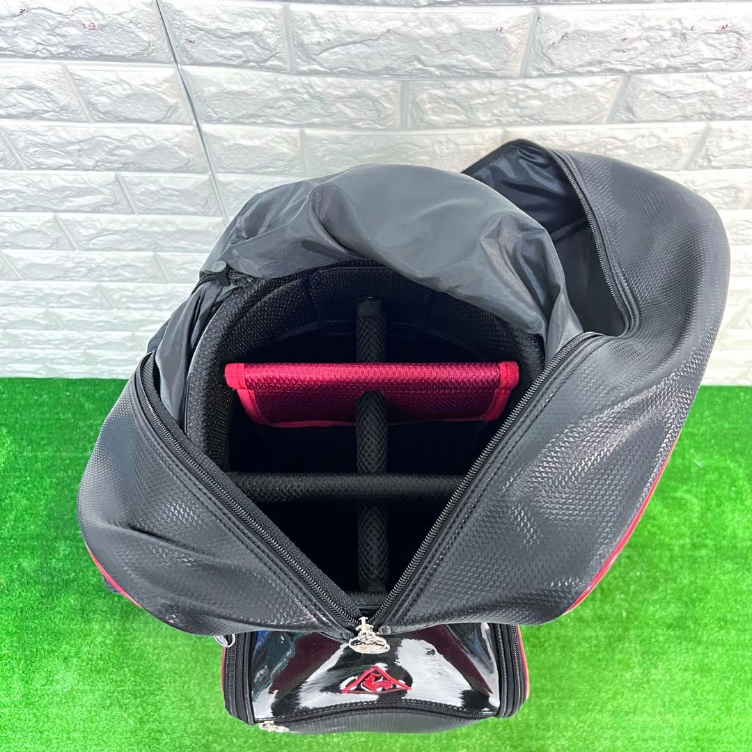 美品　le coq sportif キャディーバッグ　良好　黒　すぐ使える