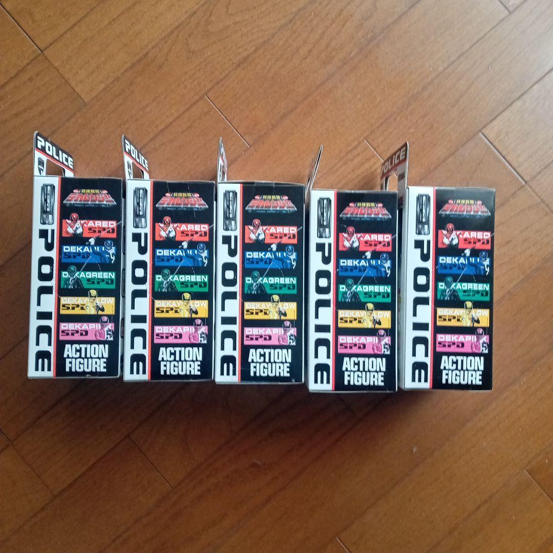 デカレンジャー　アクションフィギュア　全５種　コンプリートセット