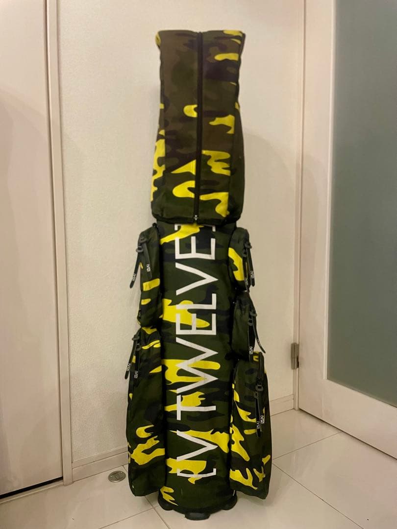 V12 イエローカモフラ 8.5 ゴルフバッグ