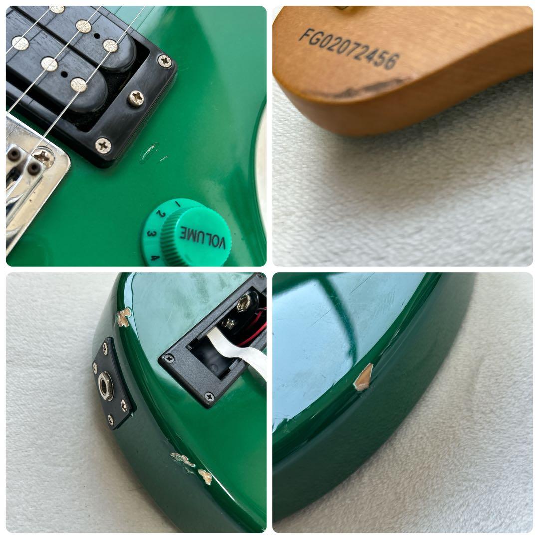 FERNANDES ZO-3 グリーン フェルナンデス アンプ内蔵ミニギター